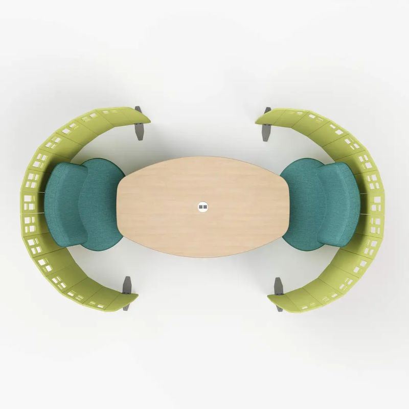 Flowform Learn Lounge Offset Rectangle Table W Power Smith System - Gorgeous Mobile Nature Wallpapers | Free Download