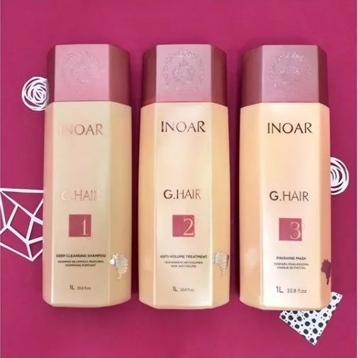 Ituxs Kit Keratina Inoar G Hair Alemana 1lt 1 A 2 Dias