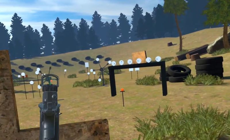 Vr Shooting Range Virtual Reality Wiki - Ocean Illustration Collection - 4K Quality