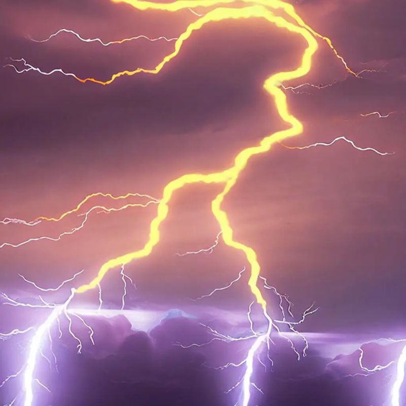 Physics Of Lightning - Artistic Sunset Photo - Ultra HD