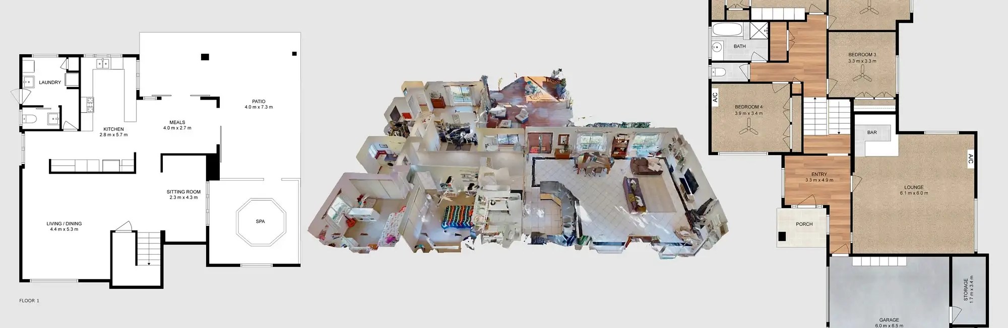 Floor plans / 3d virtual tours