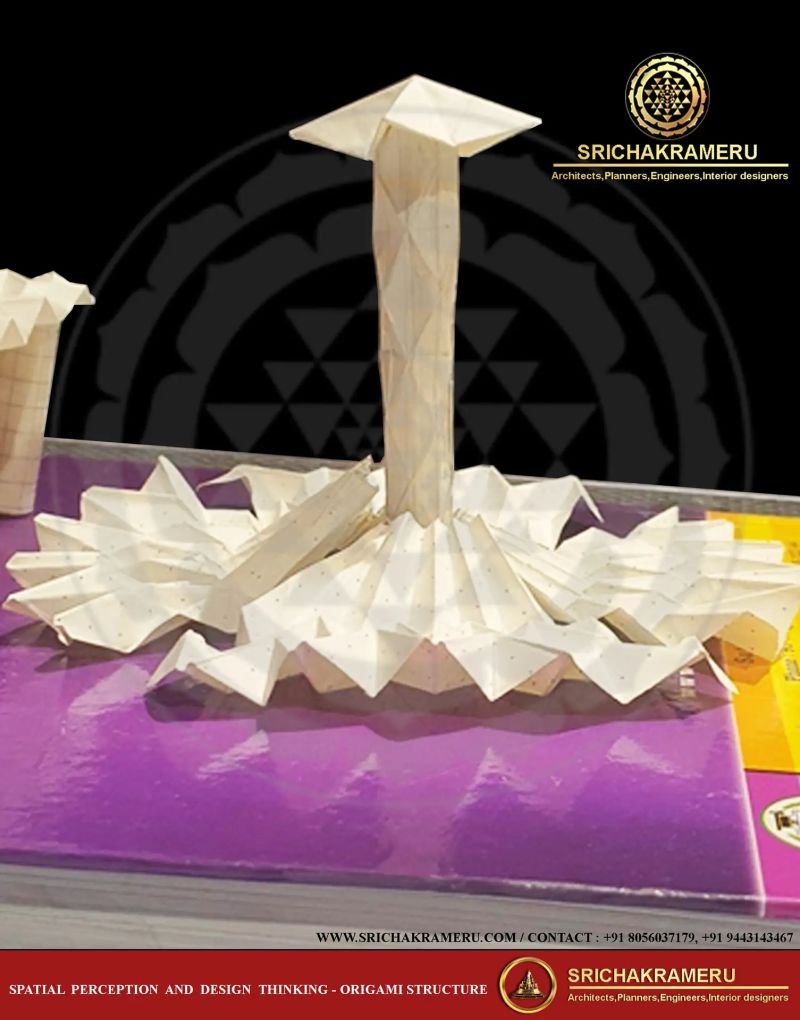 Spatial Perception Design Thinking Origami Structure Srichakrameru - Incredible High Resolution Light Patterns | Free Download