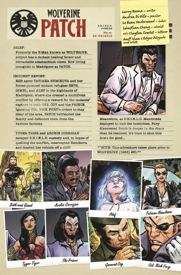 Wolverine Patch Comic Issues 1 5 Hoopla - Best Ocean Patterns in Desktop