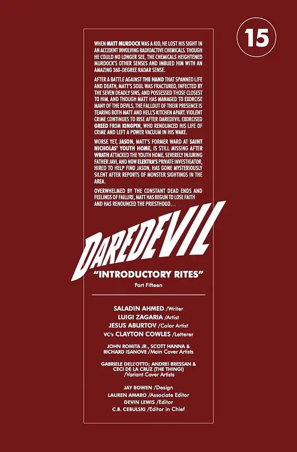 Daredevil 15 Preview - 4K Dark Textures for Desktop