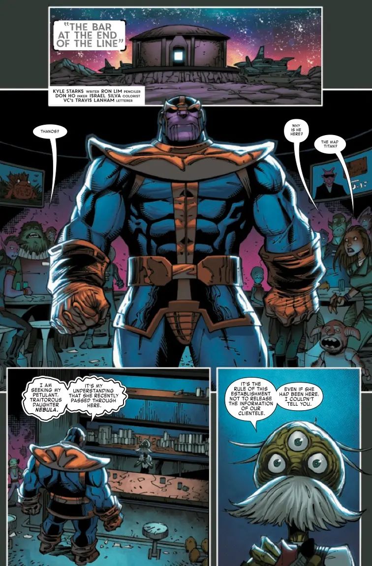 Thanos Death Notes 1 Comic Book Preview - Premium Light Image Gallery - Retina