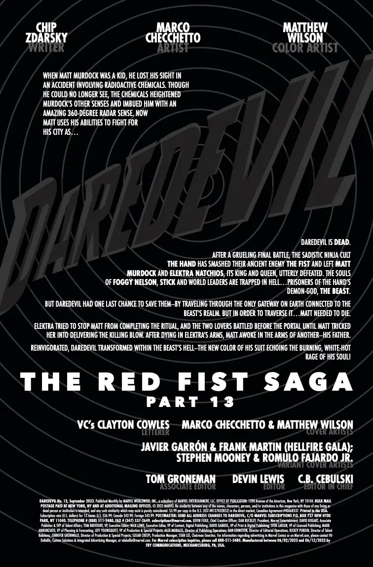 Daredevil 13 - Stunning Geometric Pattern - HD