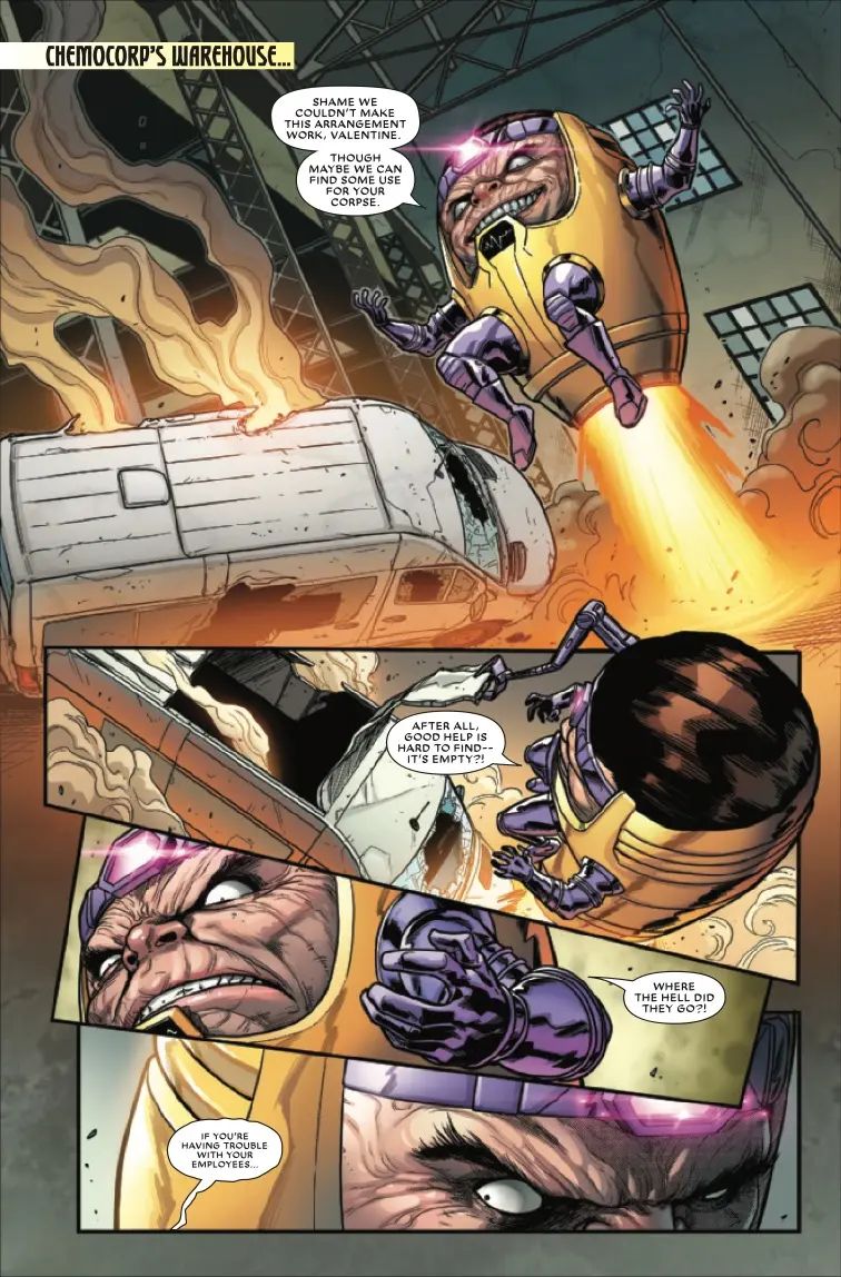 Deadpool 9 Preview Modok Vs Ellie In Epic Showdown - Gradient Picture Collection - Mobile Quality
