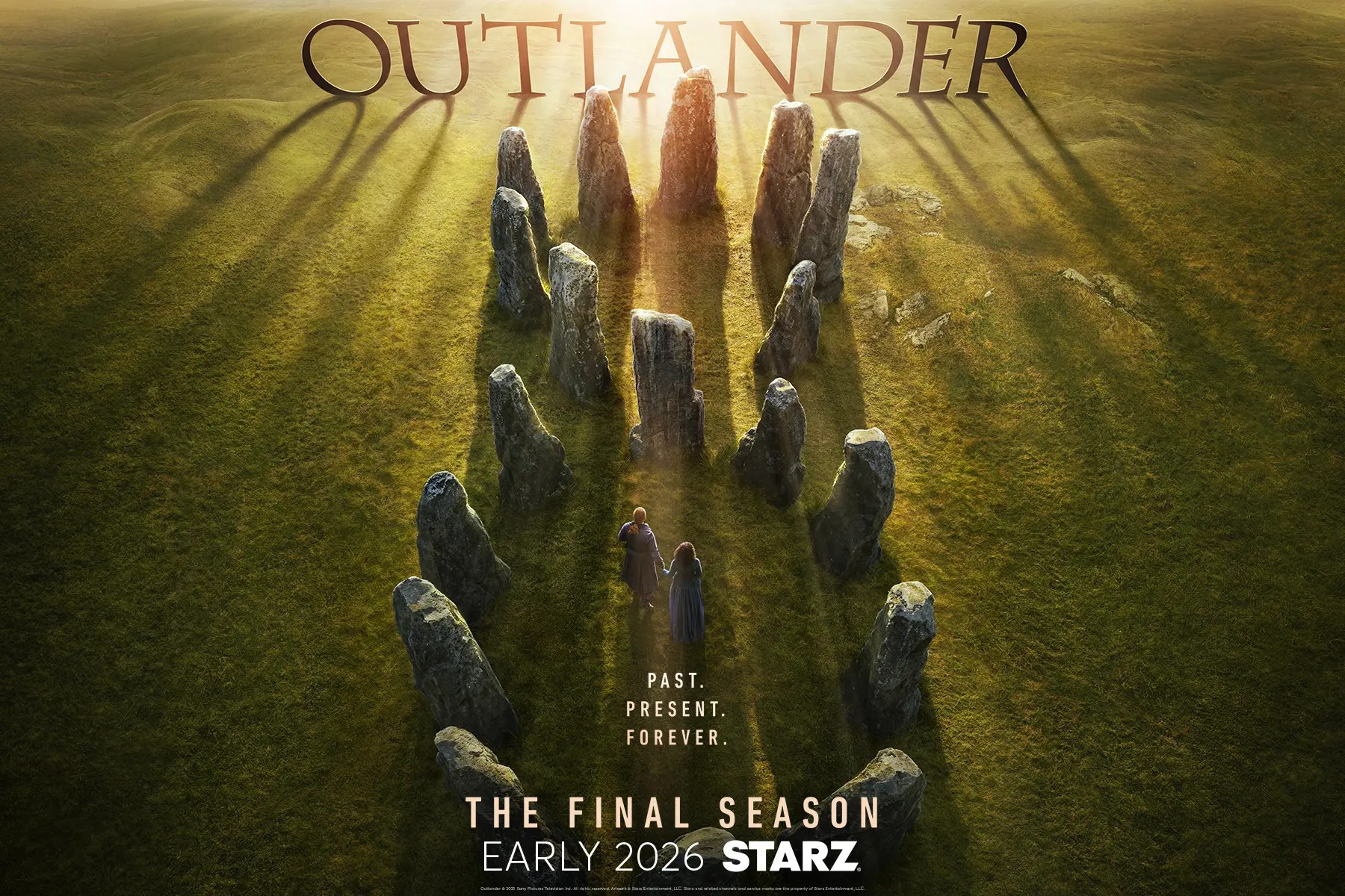 Outlander SDCC Teaser Poster Released Final Season In Early 2026 OLS8 Tease STZ Tag EARLY2026.