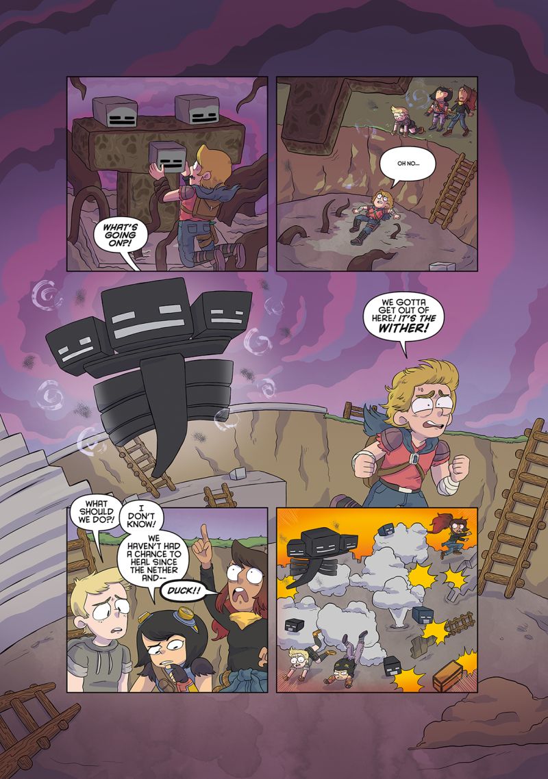 Minecraft Comics For Kids - Stunning Minimal Background - 8K