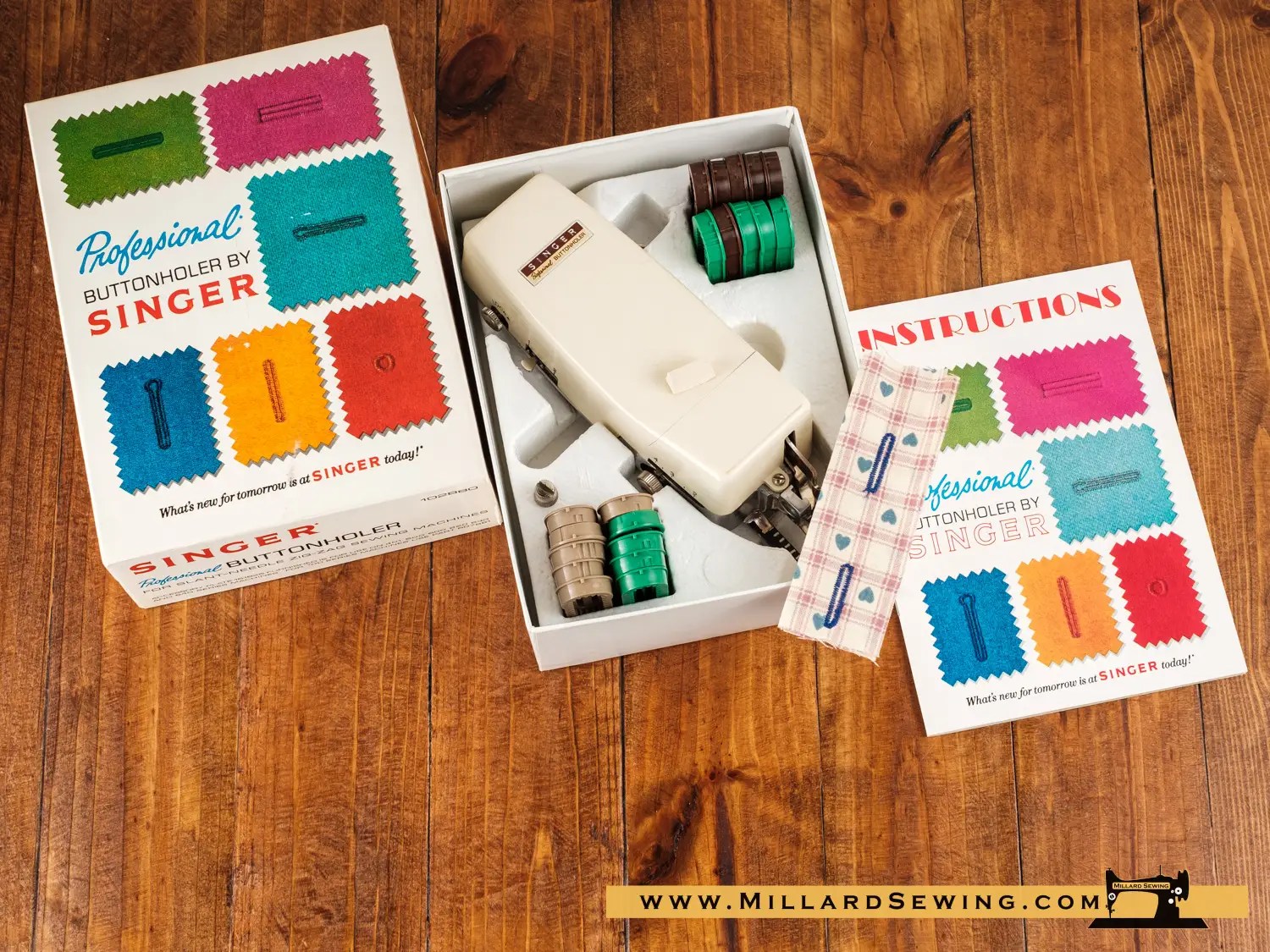 Buttonholer for Slant Needle Zig Zag Sewing Machines by Singer