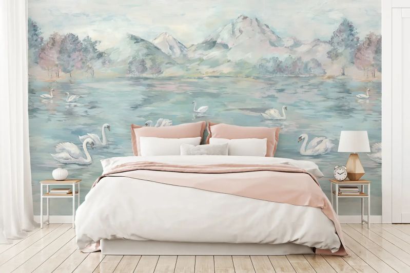 Swan Lake A Captivating Portrait Of Elegance And S - Full HD Landscape Patterns for Desktop