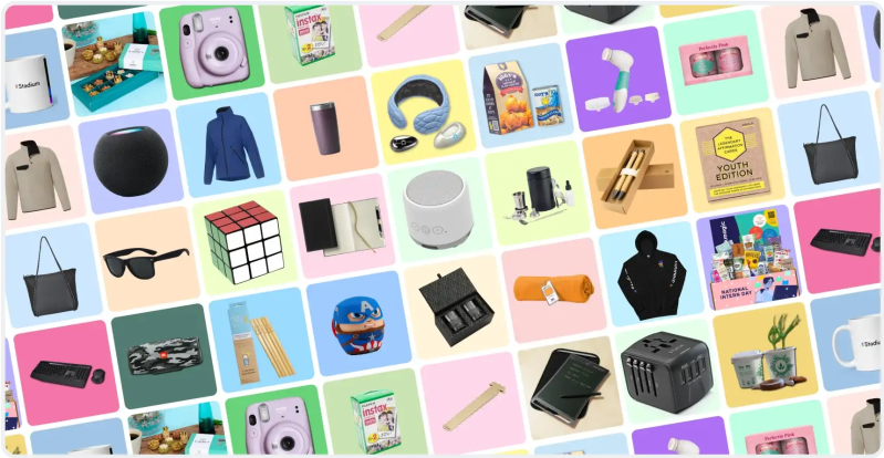 Employee Recognition Stadium Shops - Geometric Illustration Collection - Ultra HD Quality