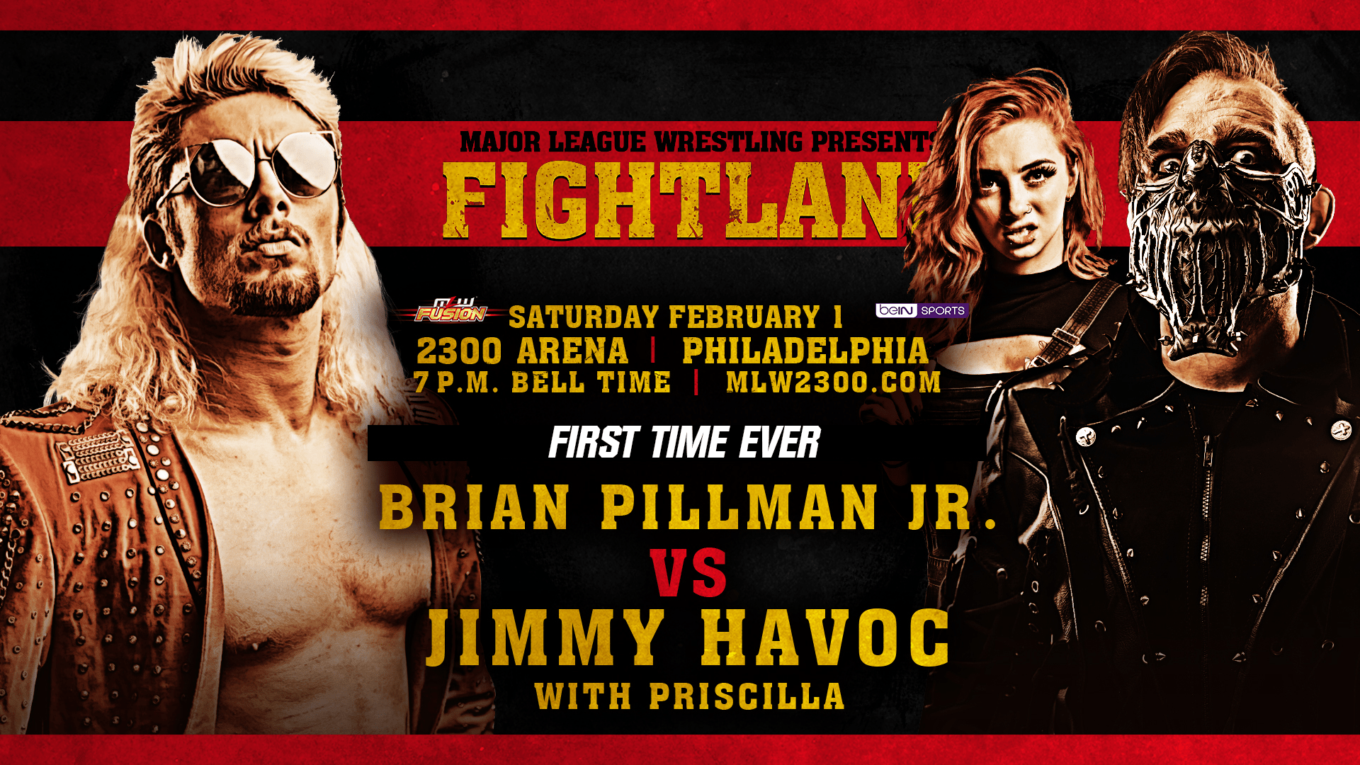 BRIAN PILLMAN VS JIMMY HAVOC: FIRST-TIME EVER | FEB 1 IN PHILLY