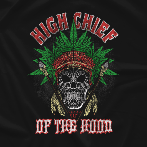 Jacob Fatu Head Chief of Hood T-Shirt