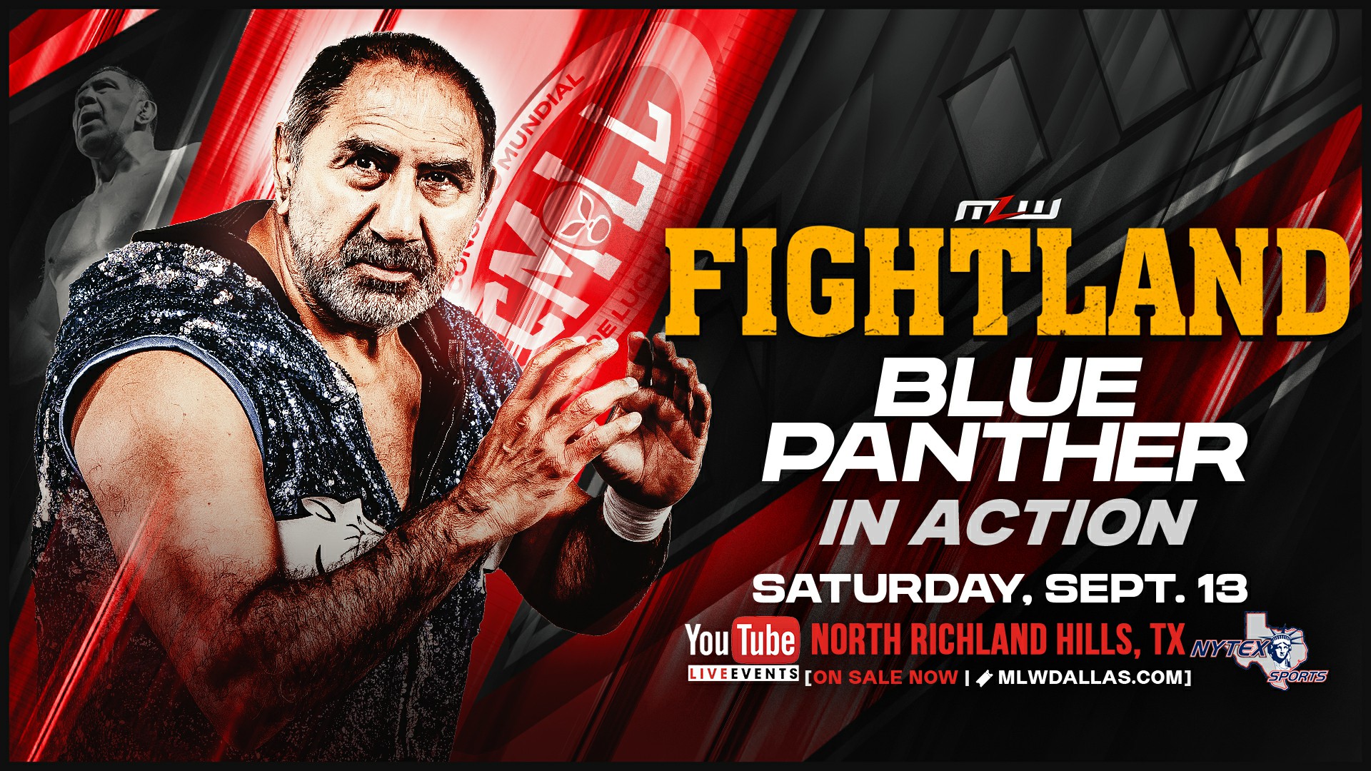 Lucha Legend Blue Panther Comes to Dallas Sept 13