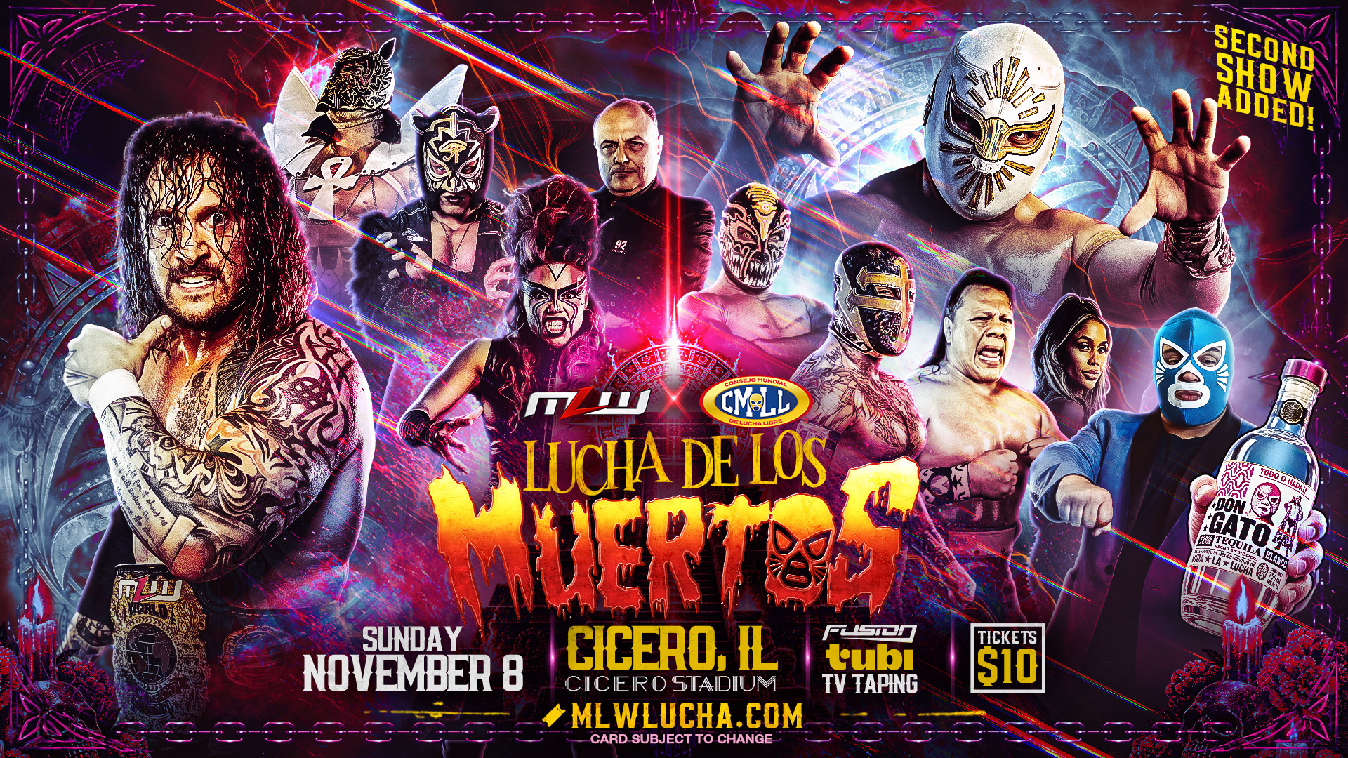 Tickets now on sale for MLW’s newly added second night in Chicago