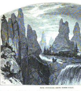 Tower Falls, Moran, Scribners