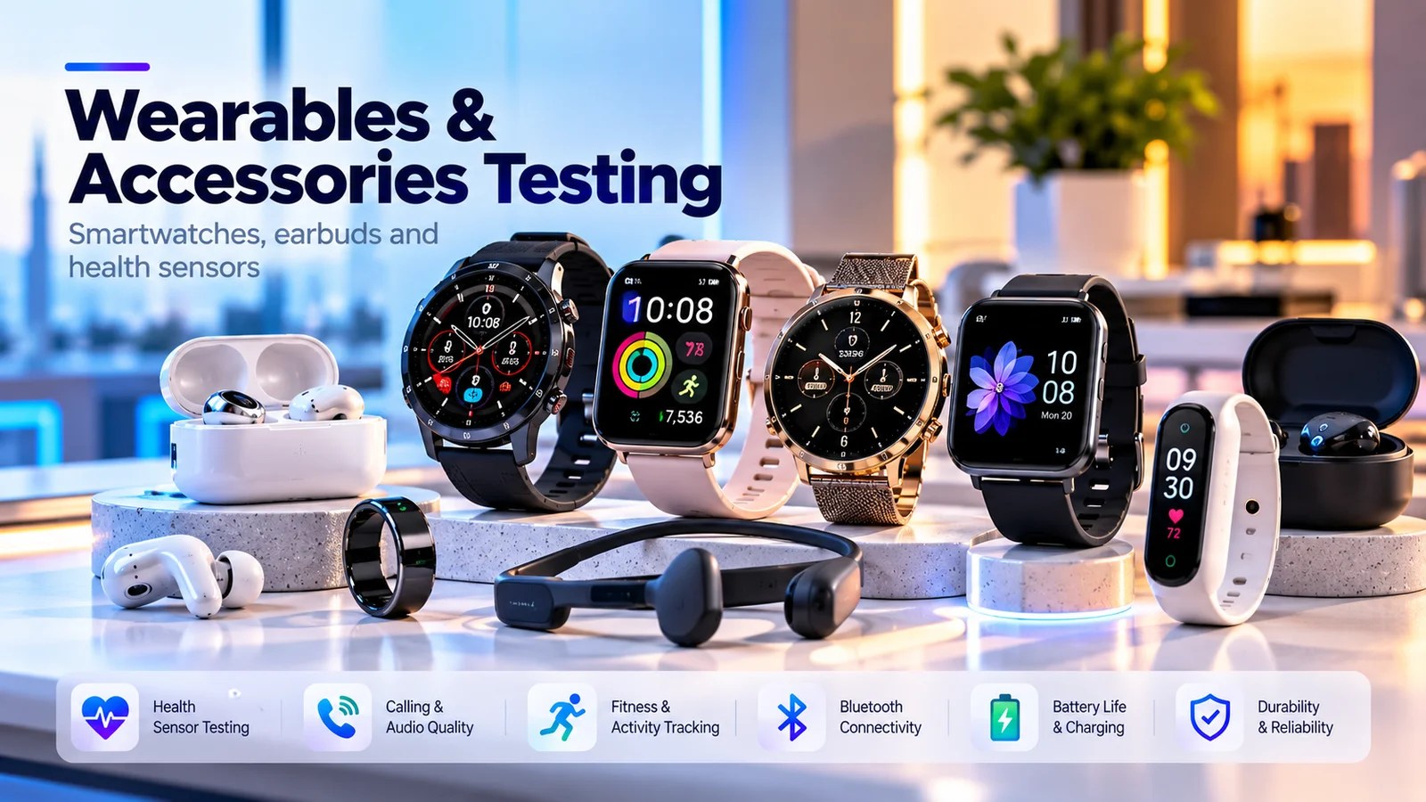 Wearables testing