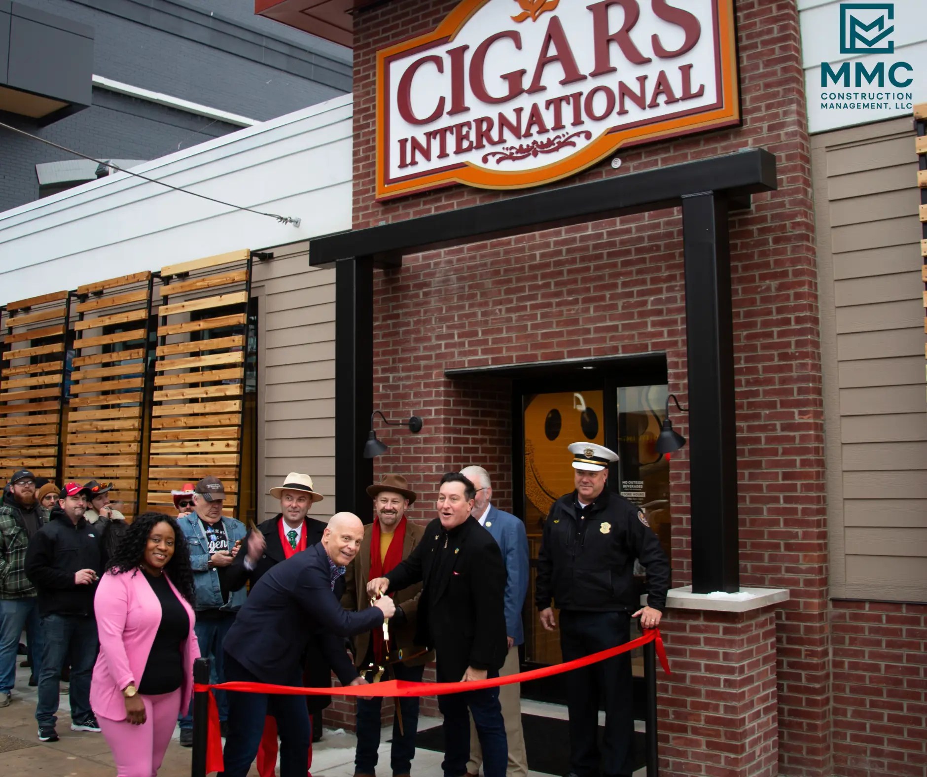Commercial construction project for Cigars International managed by MMC Construction Management