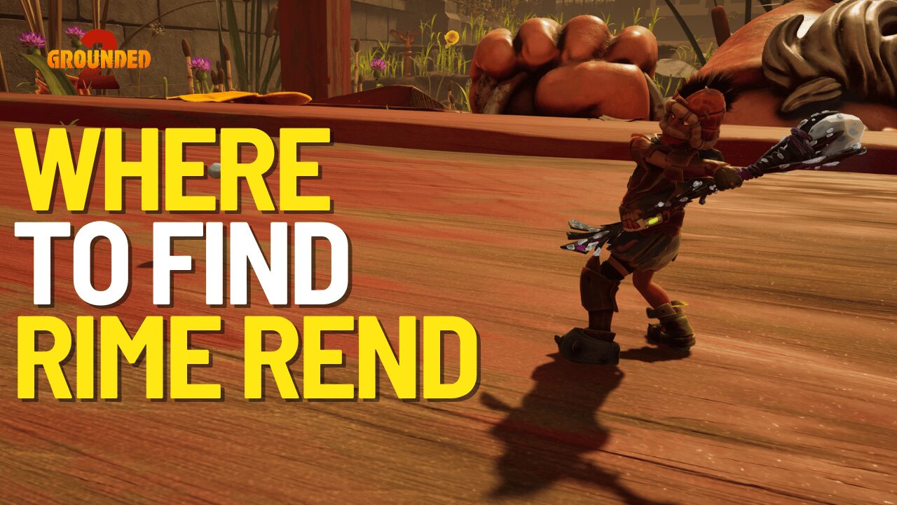 Where to Find the Rime Rend Secret Weapon Optical Disk in Grounded 2