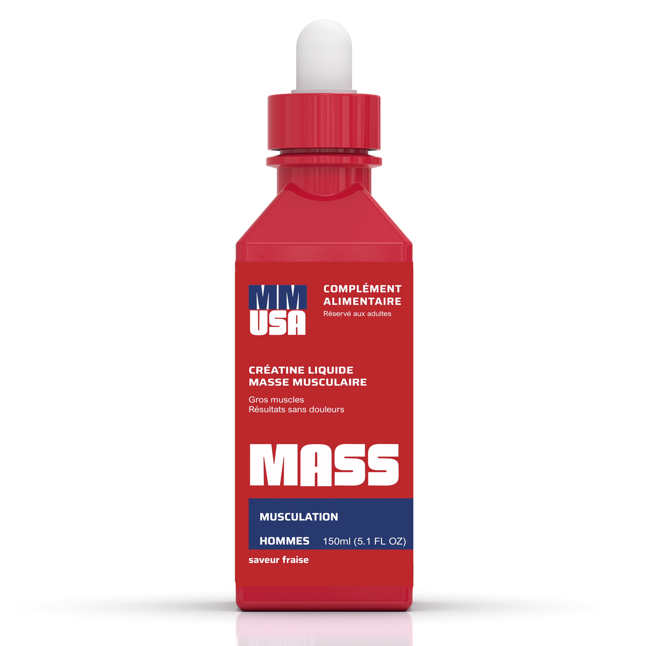 Créatine liquide Mass MMUSA — amplificateur de muscles