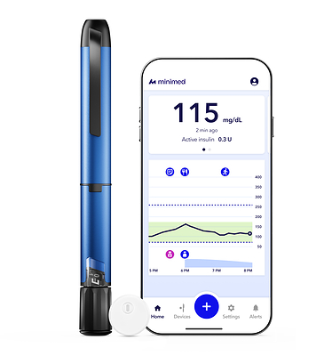 The MiniMed Go™ system provides real-time glucose data, dose calculations, missed dose alerts, and actionable guidance, making MDI therapy easier and more connected compared to standalone CGM therapy. The MiniMed Go™ system provides real-time glucose data, dose calculations, missed dose alerts, and actionable guidance, making MDI therapy easier and more connected compared to standalone CGM therapy.
