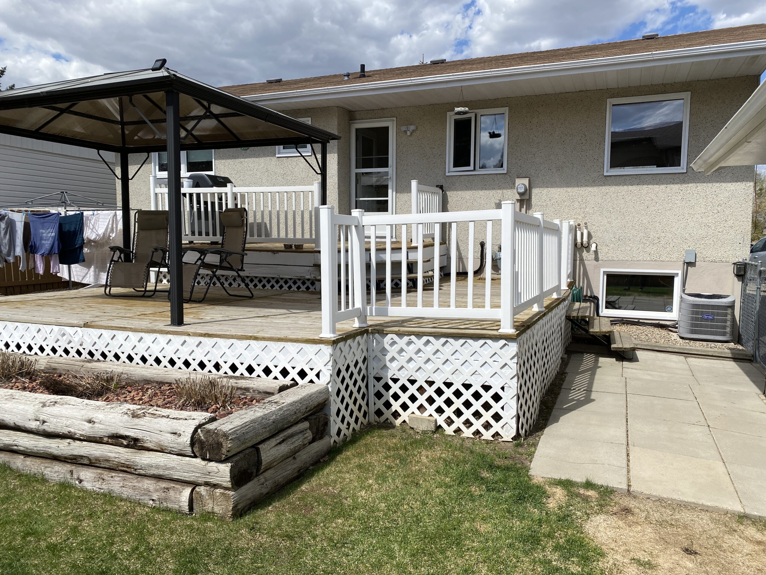 before photo of deck project