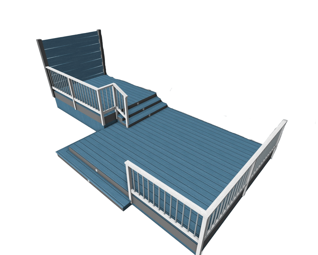 Custom deck design.