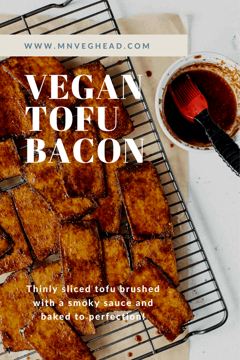 Easy Vegan Tofu Bacon Smoky, Salty, Chewy MN Veg Head