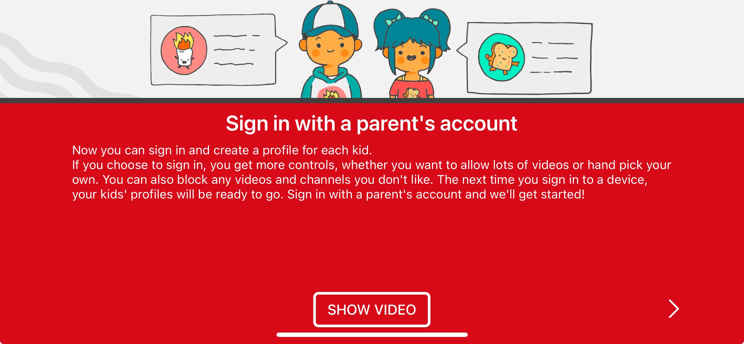 YouTube Kids Parental Control