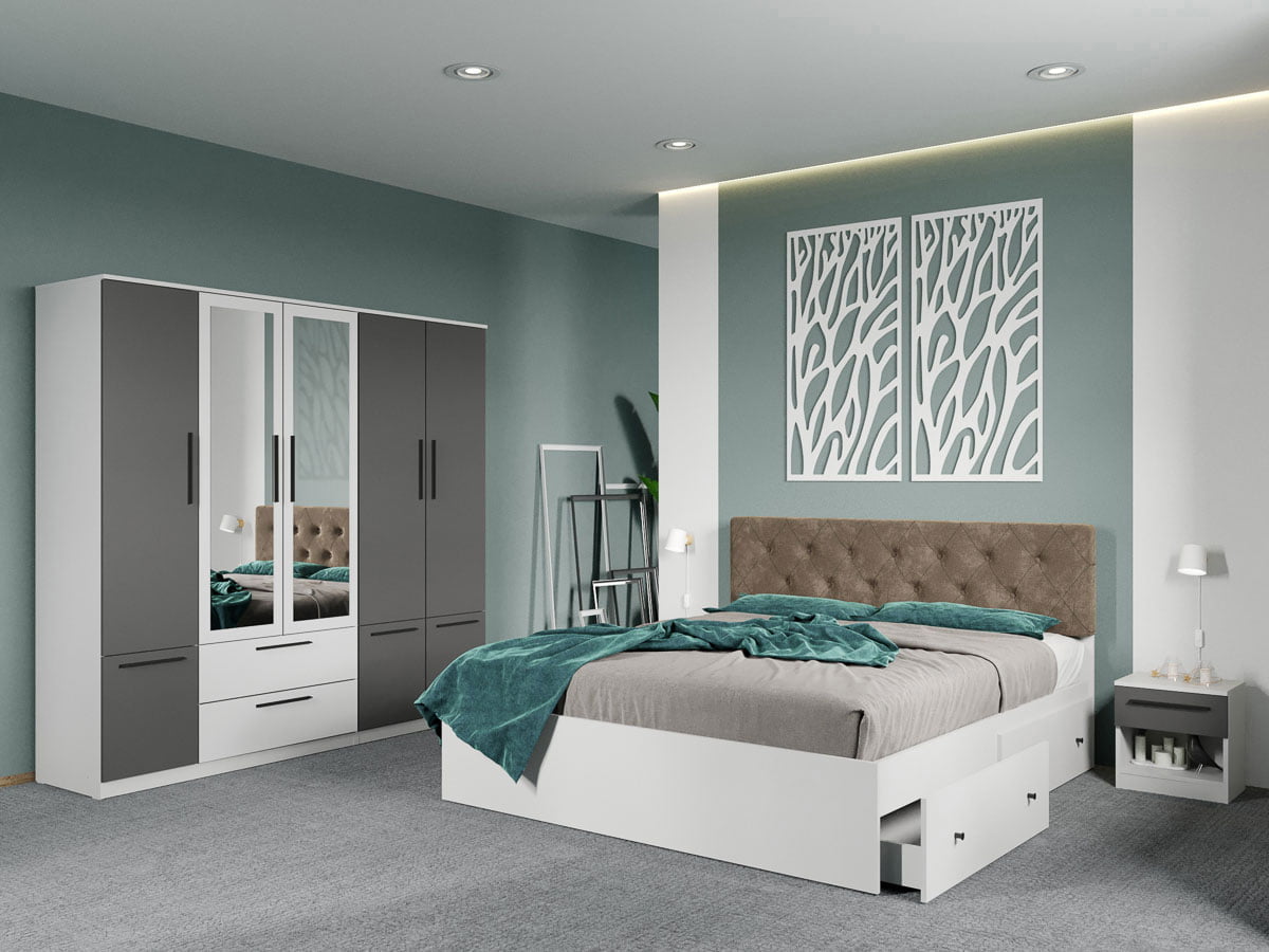 Set dormitor complet Alb