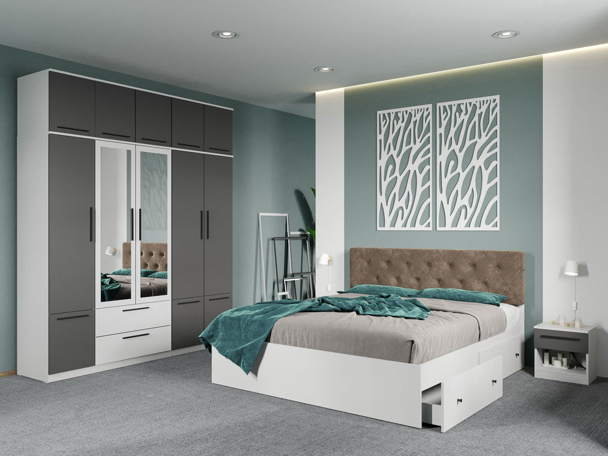 Set dormitor complet Alb