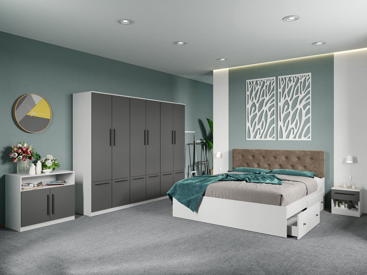 Set dormitor complet Alb