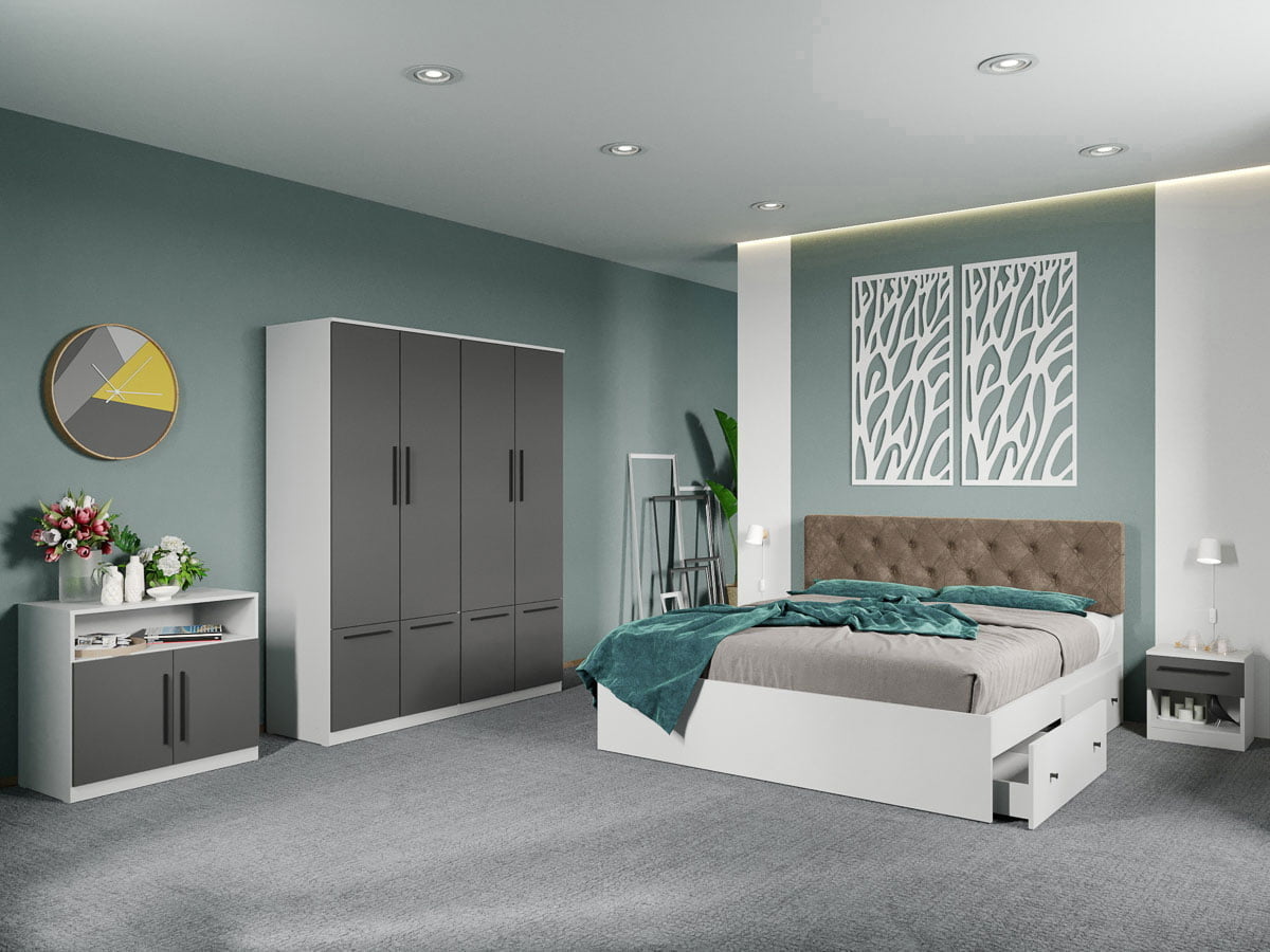 Set dormitor complet Alb