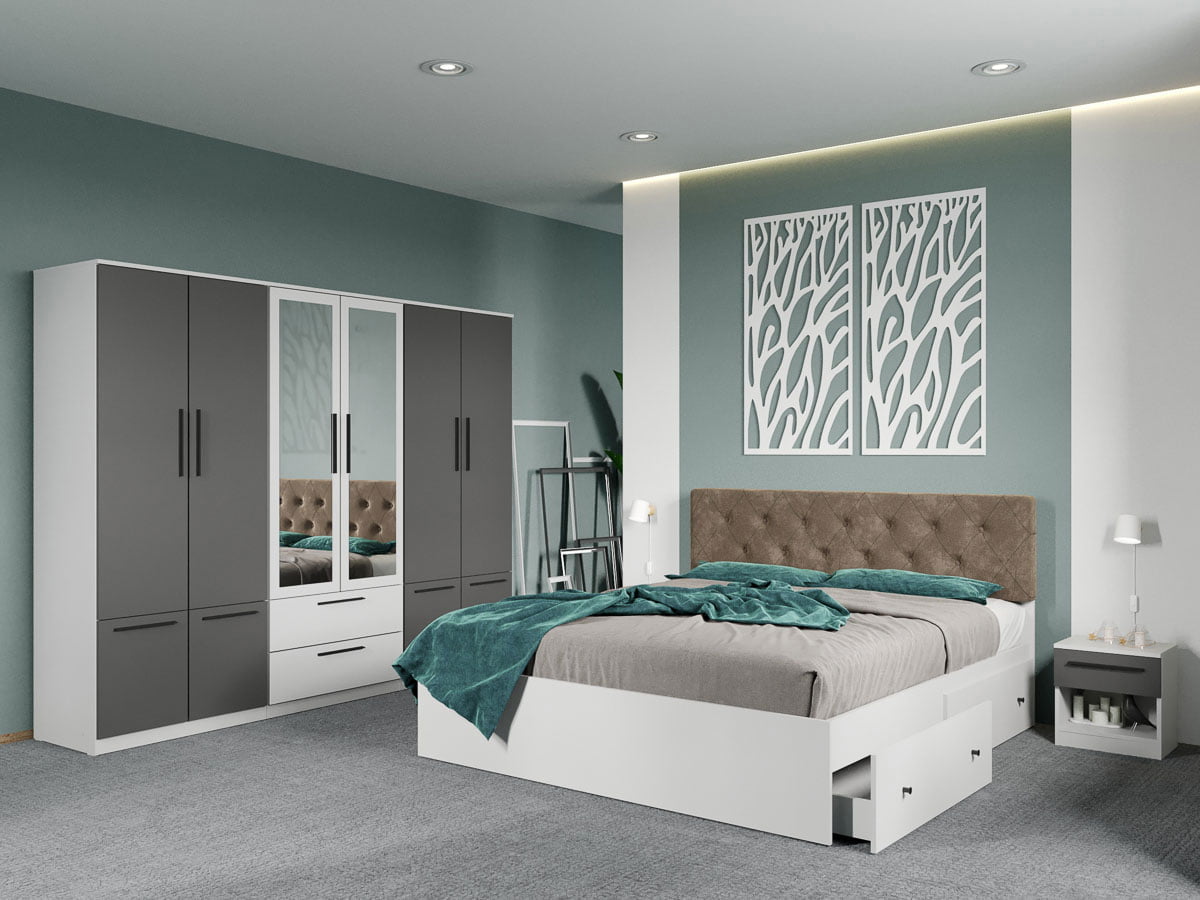 Set dormitor complet Alb