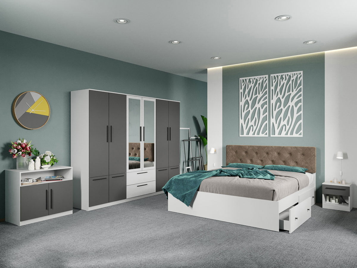 Set dormitor complet Alb