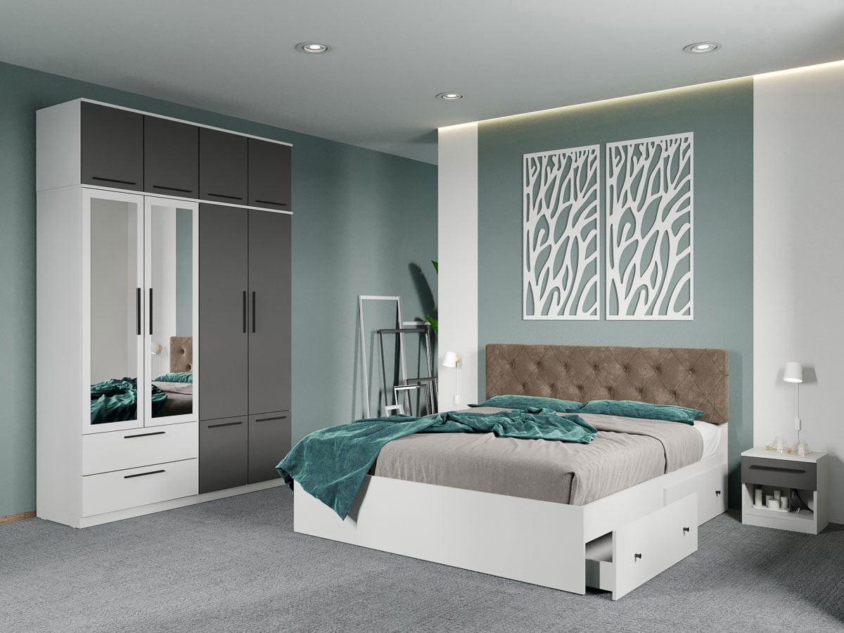 Set dormitor complet Alb