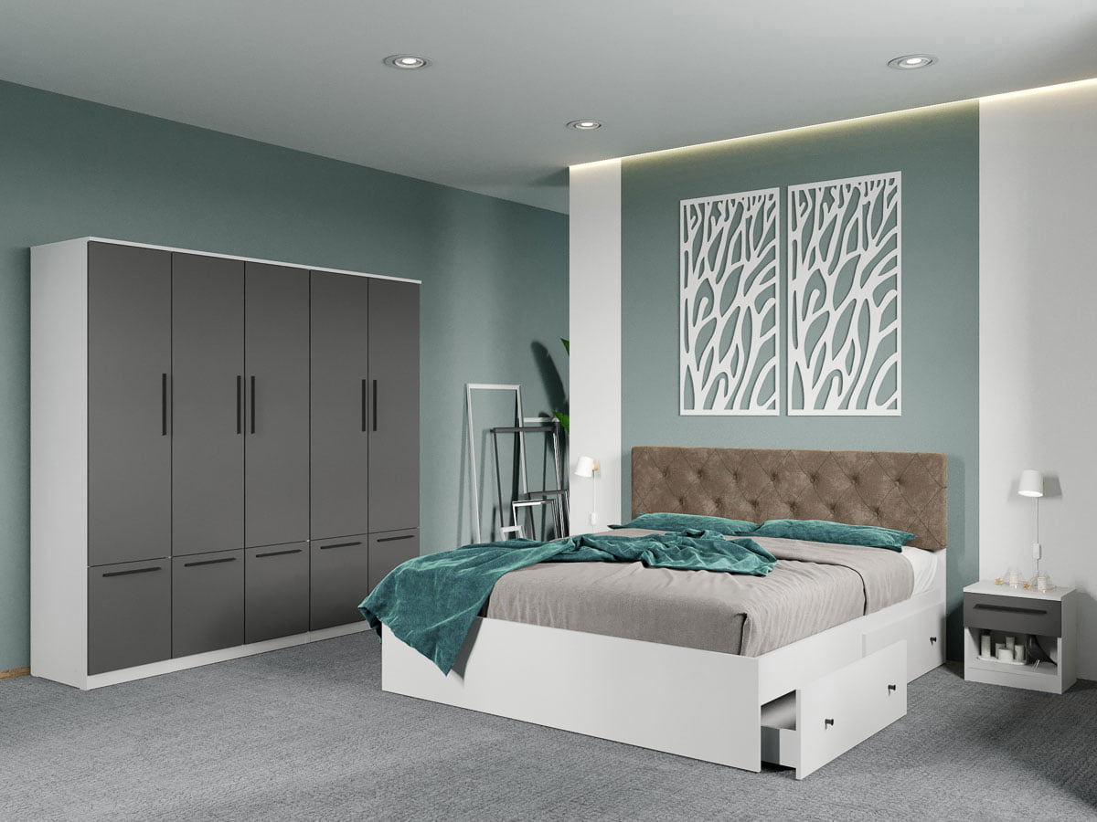 Set dormitor complet Alb