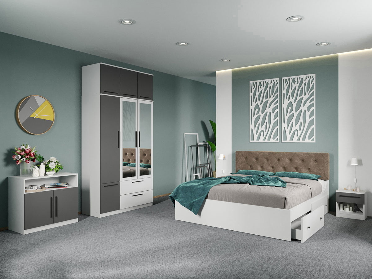 Set dormitor complet Alb