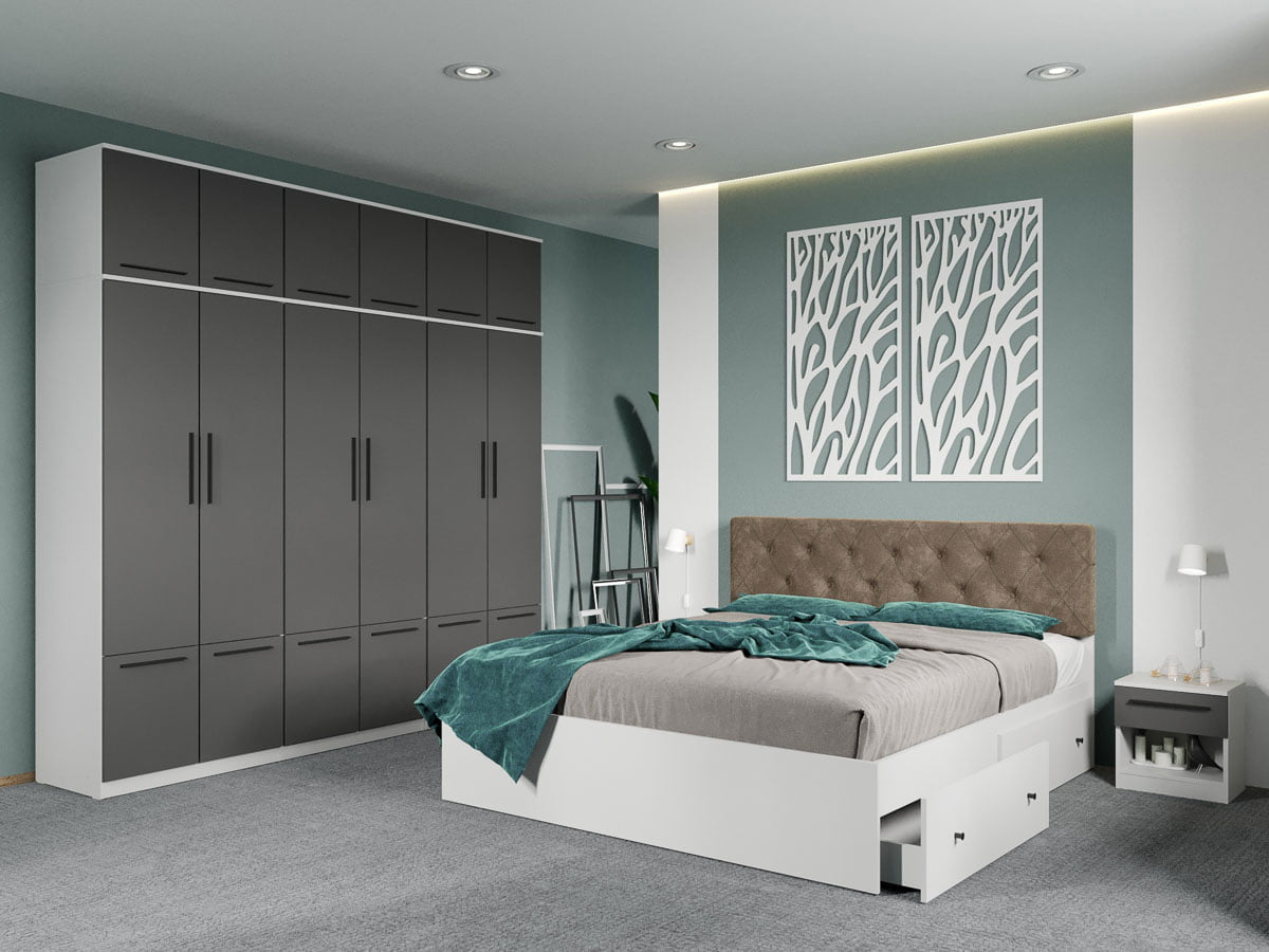 Set dormitor complet Alb