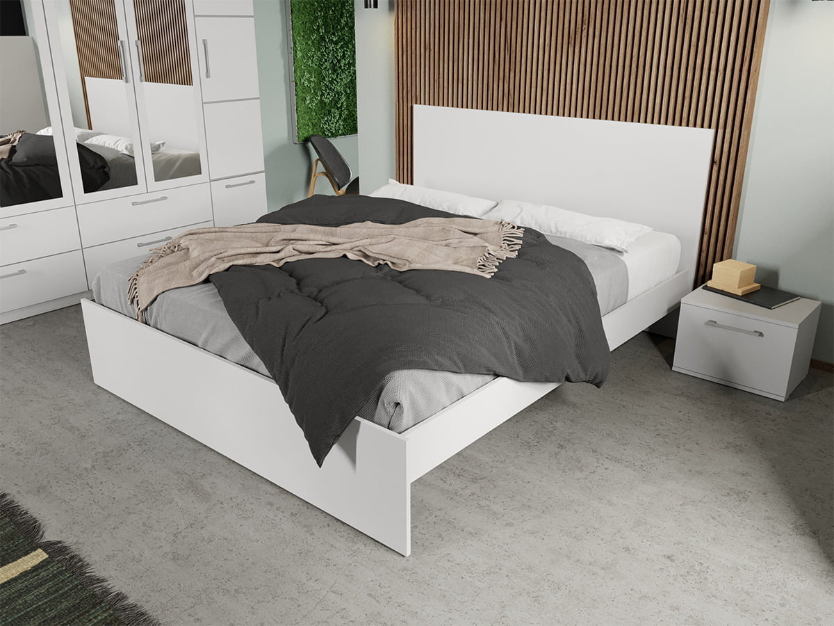Set dormitor de Tineret Alb - Tudor - C5- mobidea