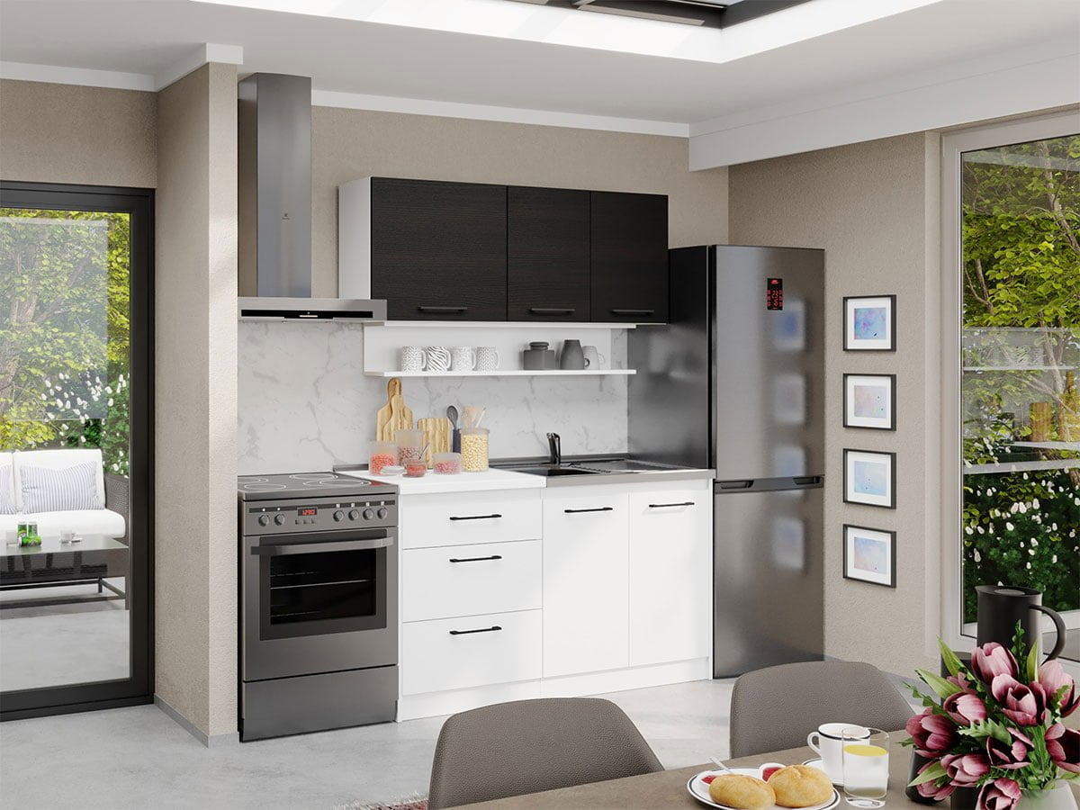 Mobila Bucatarie Rita Ferrara+Alb