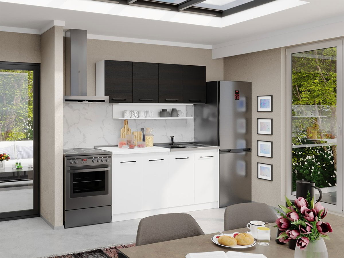 Mobila Bucatarie Rita Ferrara+Alb