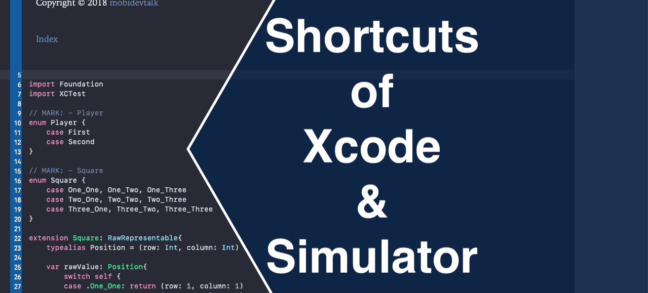 Xcode Shortcuts the iOS Cheat Sheet