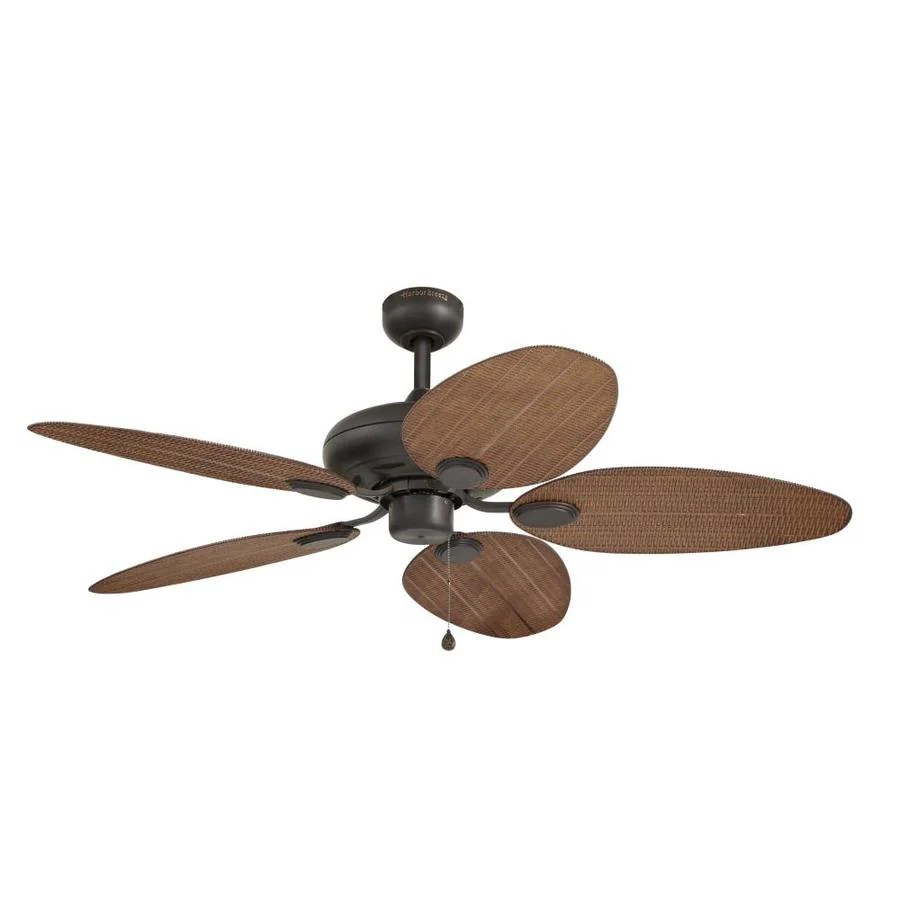 Choosing a ceiling fan is enough to make any homeowner's head hurt. Shop Harbor Breeze Tilghman 52-in Bronze Indoor/Outdoor