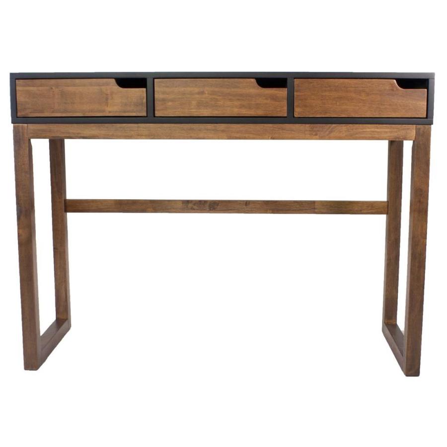 Homeroots Shelly Solid Wood Modern Console Table In The Console Tables Department At Lowes Com