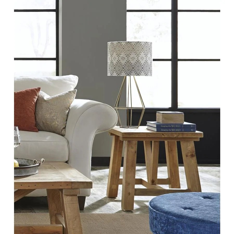 Modus Furniture Harby Rustic Tawny Wood End Table In The End Tables Department At Lowes Com