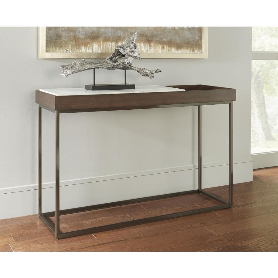 Modus Furniture Ennis Natural Jazz Marble Modern Sofa Table In The Console Tables Department At Lowes Com