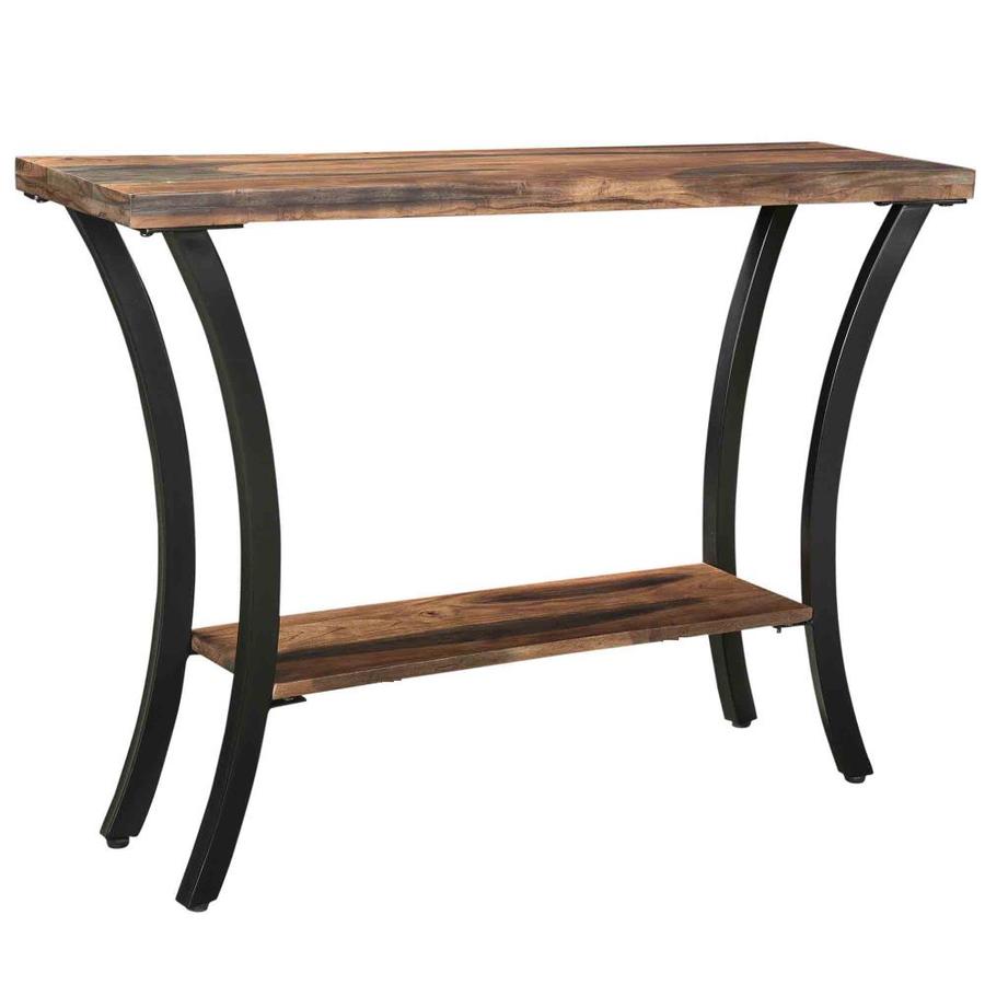 Worldwide Homefurnishings Natural Grey 2 Tone Modern Console Table In The Console Tables Department At Lowes Com