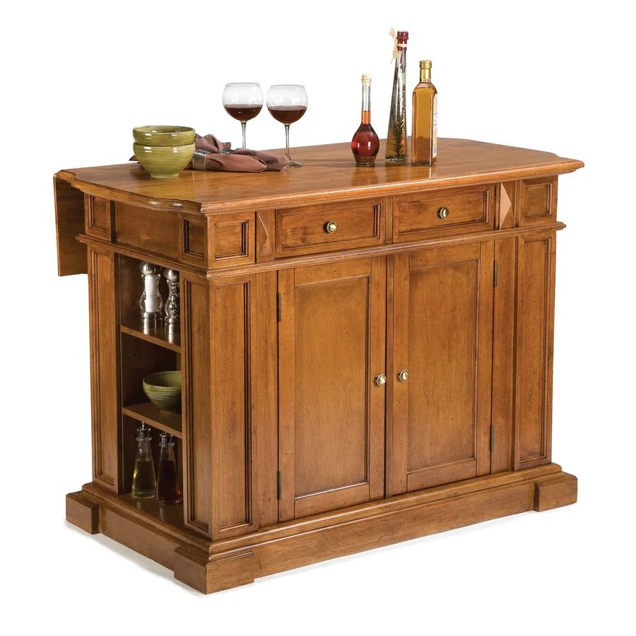 Crosley Furniture Black Craftsman Kitchen Island at Lowes.com